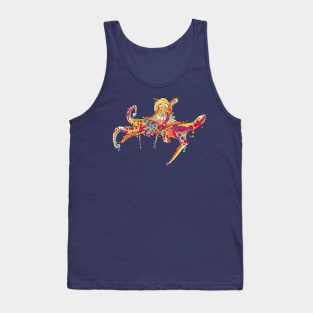 Cool Graphic Octopus Apparel - Octopus Kraken Marine Animal Collection Tank Top